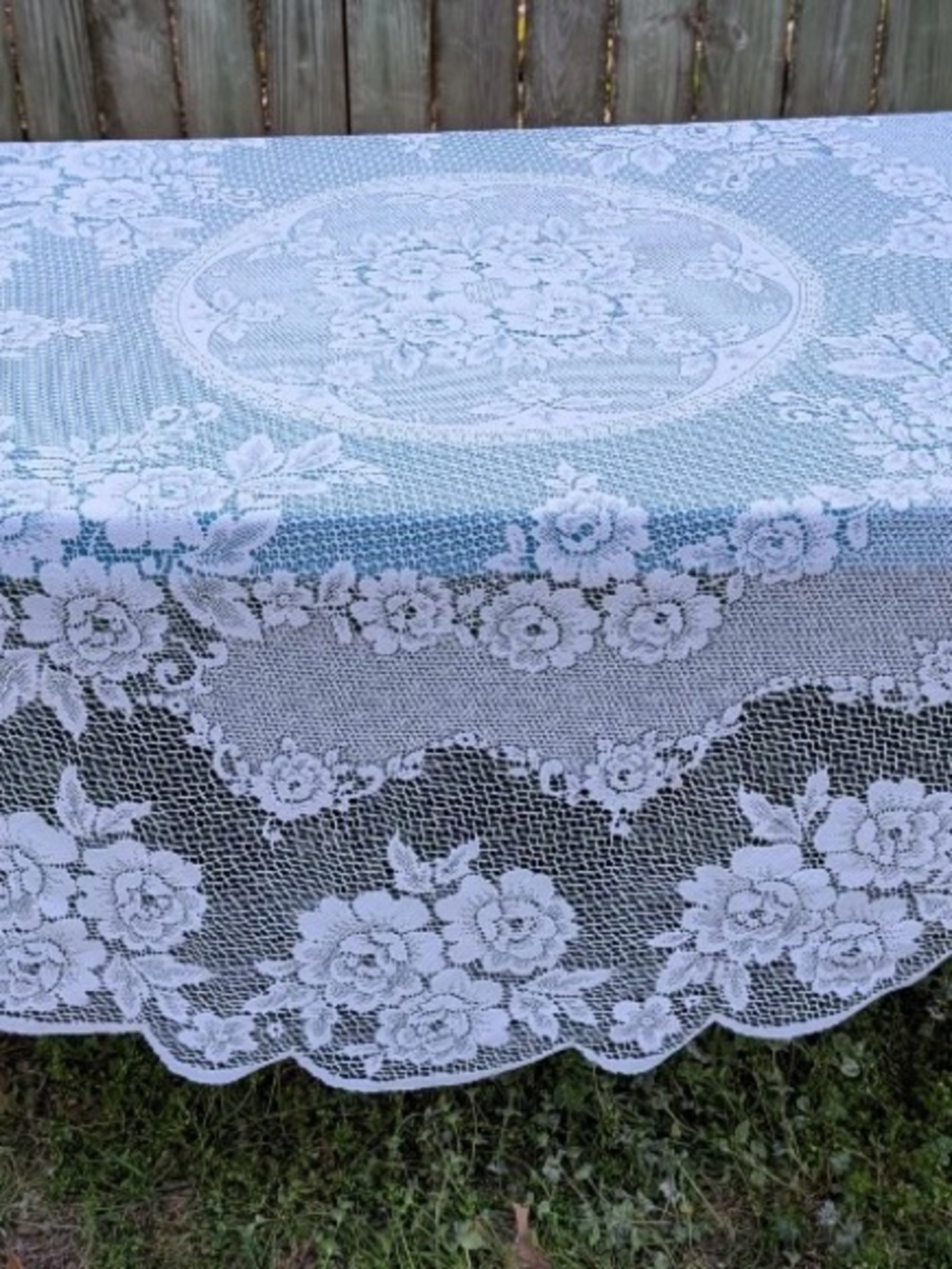 Vintage Lace Tablecloth